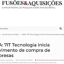 M&A: 7lT Tecnologia inicia movimento de compra de empresas